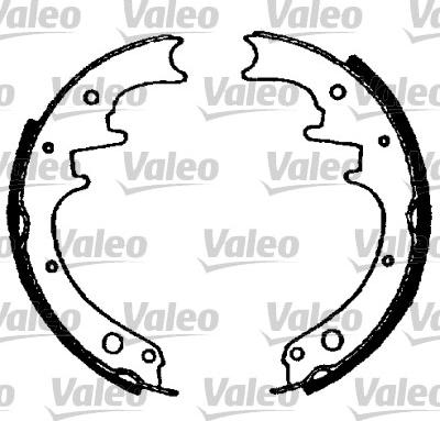 Valeo 562731 - Set saboti frana aaoparts.ro