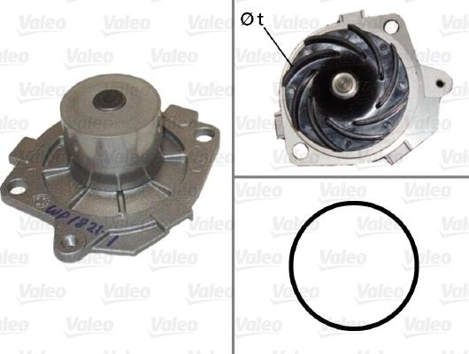 Valeo 506590 - Pompa apa aaoparts.ro