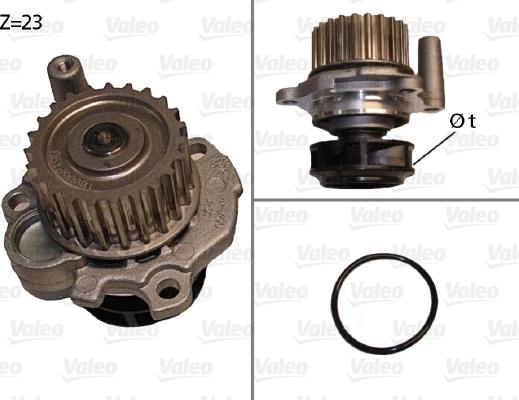 Valeo 506532 - Pompa apa aaoparts.ro