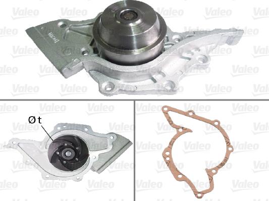 Valeo 506644 - Pompa apa aaoparts.ro