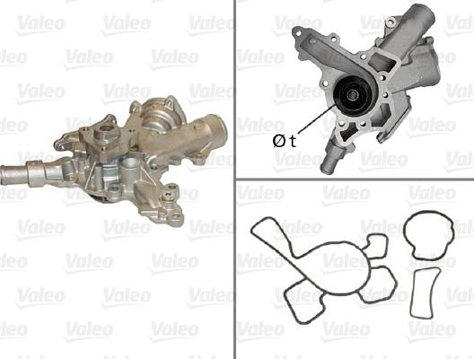 Valeo 506601 - Pompa apa aaoparts.ro