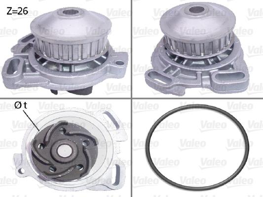 Valeo 506190 - Pompa apa aaoparts.ro