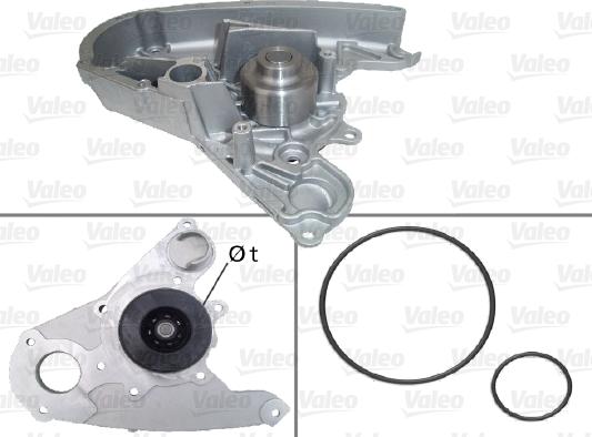 Valeo 506864 - Pompa apa aaoparts.ro