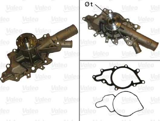 Valeo 506875 - Pompa apa aaoparts.ro