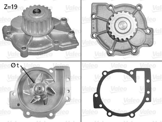 Valeo 506325 - Pompa apa aaoparts.ro