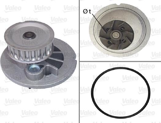 Valeo 506703 - Pompa apa aaoparts.ro