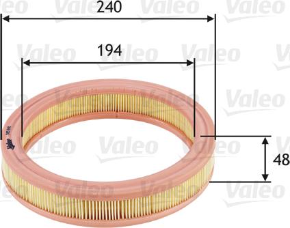 Valeo 585691 - Filtru aer aaoparts.ro