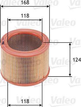 Valeo 585621 - Filtru aer aaoparts.ro