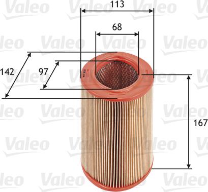 Valeo 585623 - Filtru aer aaoparts.ro