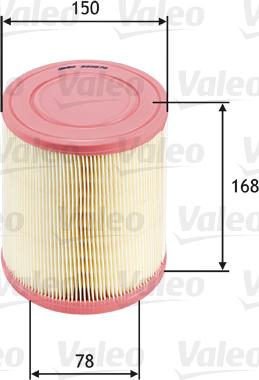 Valeo 585676 - Filtru aer aaoparts.ro