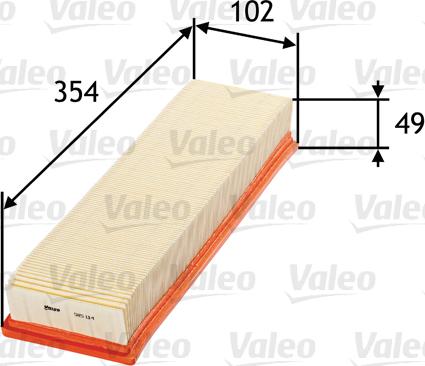 Valeo 585114 - Filtru aer aaoparts.ro