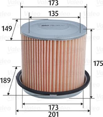 Valeo 585764 - Filtru aer aaoparts.ro