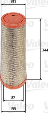 Valeo 585713 - Filtru aer aaoparts.ro