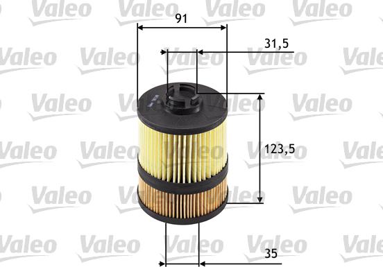 Valeo 586549 - Filtru ulei aaoparts.ro