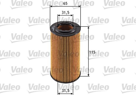 Valeo 586556 - Filtru ulei aaoparts.ro