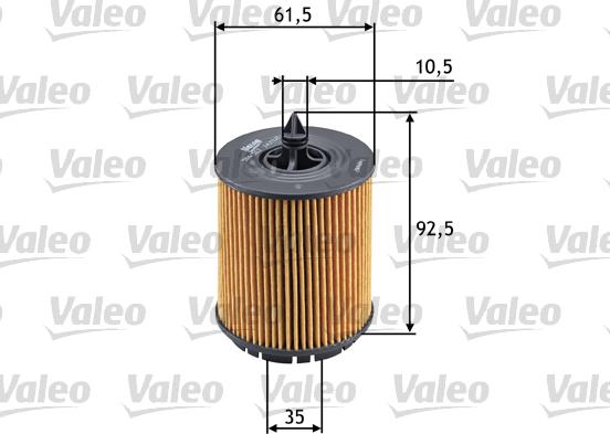 Valeo 586563 - Filtru ulei aaoparts.ro