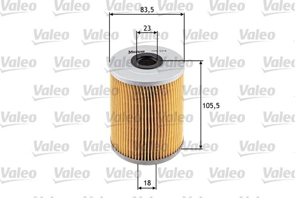 Valeo 586574 - Filtru ulei aaoparts.ro