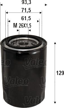 Valeo 586095 - Filtru ulei aaoparts.ro