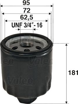 VALEO 586056 - Filtru ulei aaoparts.ro