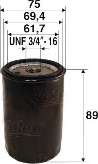 VALEO 586053 - Filtru ulei aaoparts.ro