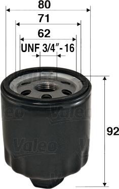 Valeo 586009 - Filtru ulei aaoparts.ro