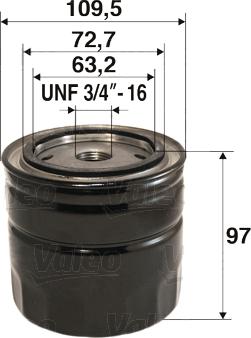 Valeo 586084 - Filtru ulei aaoparts.ro