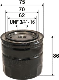 Valeo 586039 - Filtru ulei aaoparts.ro