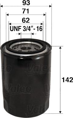 Valeo 586024 - Filtru ulei aaoparts.ro