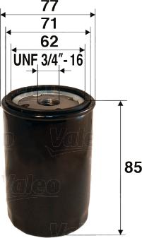 Valeo 586073 - Filtru ulei aaoparts.ro