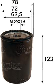 Valeo 586109 - Filtru ulei aaoparts.ro