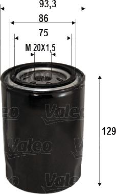 Valeo 586116 - Filtru ulei aaoparts.ro