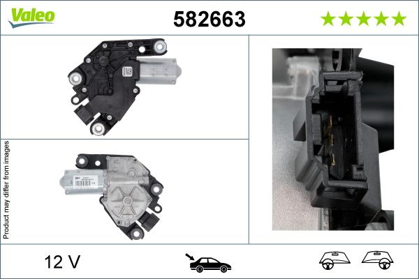 Valeo 582663 - Motor stergator aaoparts.ro