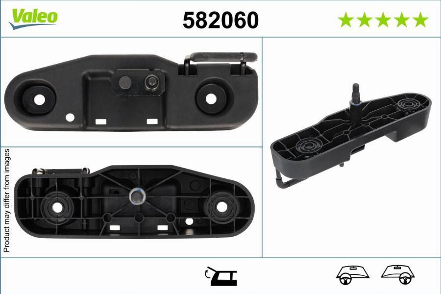 Valeo 582060 - Mecanism stergator, parbriz aaoparts.ro