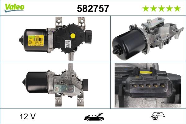 VALEO 582757 - Motor stergator aaoparts.ro