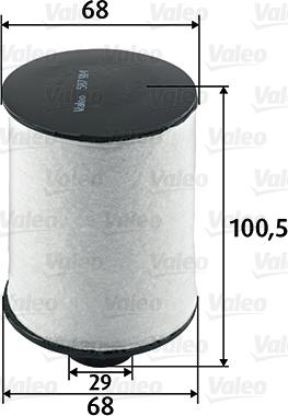 Valeo 587914 - Filtru ulei aaoparts.ro