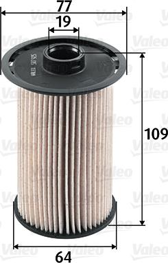 Valeo 587925 - Filtru combustibil aaoparts.ro