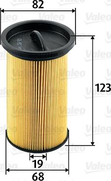 Valeo 587921 - Filtru combustibil aaoparts.ro