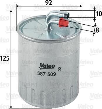 VALEO 587509 - Filtru ulei aaoparts.ro