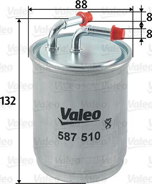 Valeo 587510 - Filtru combustibil aaoparts.ro