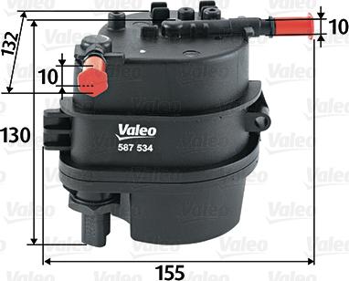 VALEO 587534 - Filtru combustibil aaoparts.ro