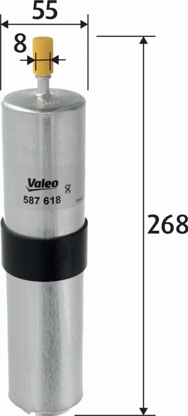 VALEO 587618 - Filtru combustibil aaoparts.ro