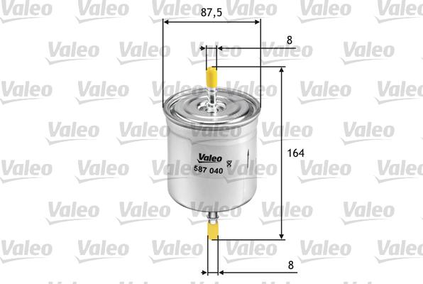 Valeo 587040 - Filtru combustibil aaoparts.ro