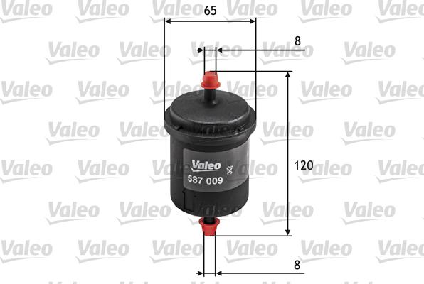 Valeo 587009 - Filtru combustibil aaoparts.ro