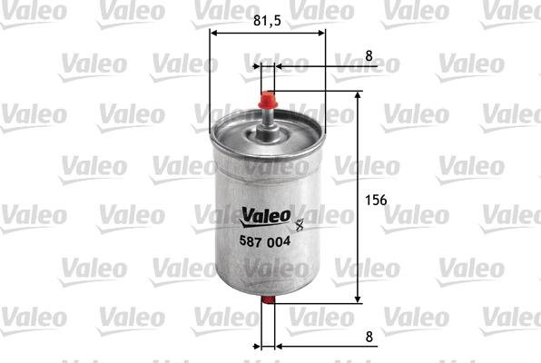 Valeo 587004 - Filtru combustibil aaoparts.ro