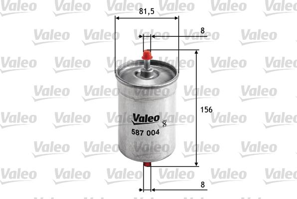 VALEO 587004 - Filtru combustibil aaoparts.ro