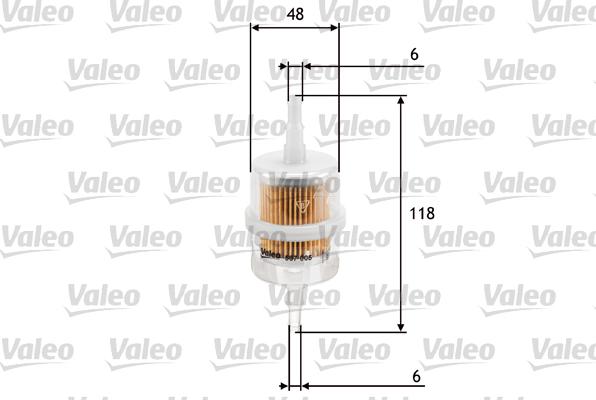 Valeo 587005 - Filtru combustibil aaoparts.ro