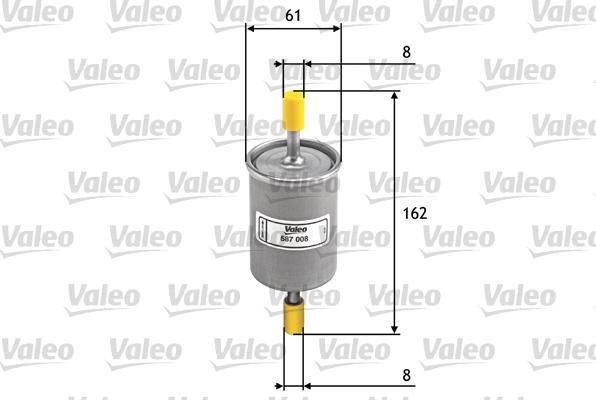 Valeo 587008 - Filtru ulei aaoparts.ro