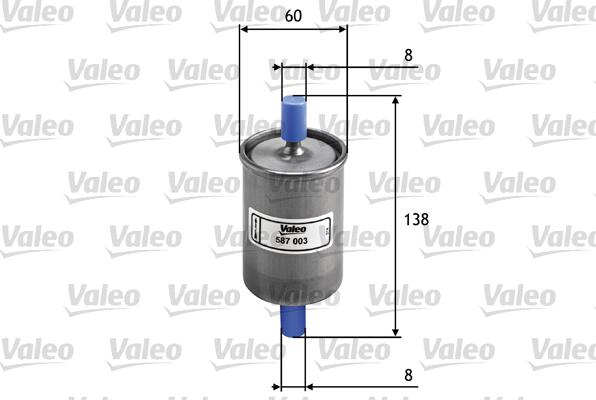 Valeo 587003 - Filtru combustibil aaoparts.ro