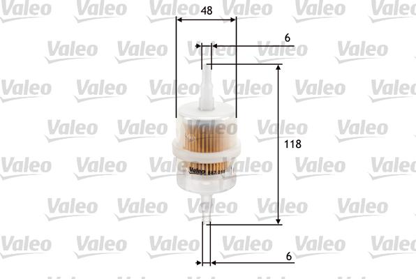 Valeo 587011 - Filtru combustibil aaoparts.ro