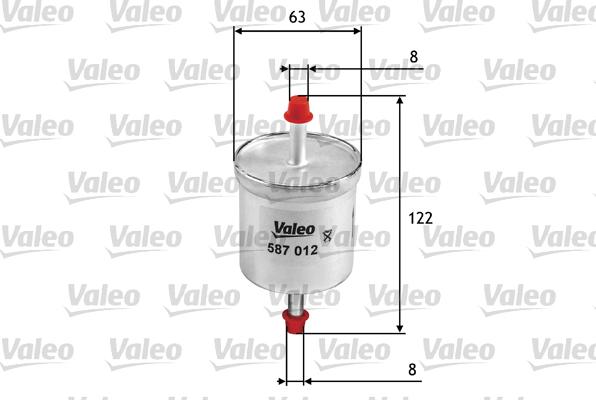 Valeo 587012 - Filtru combustibil aaoparts.ro